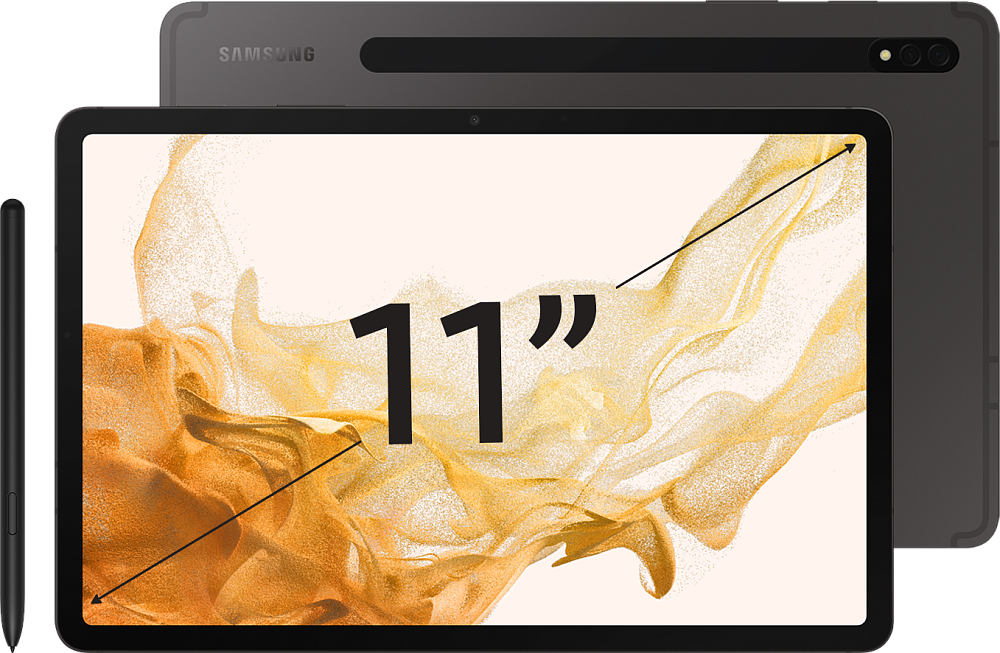 Планшет Samsung Galaxy Tab S8 5G 128 ГБ графит (SM-X706BZAAGLB) SM-X706BZAAGLB