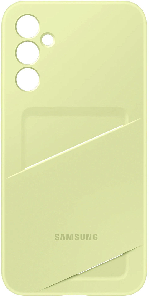 Чехол Samsung Card Slot Case A34 лайм EF-OA346TGEGRU - фото 1