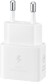 Сетевое зарядное устройство Samsung USB Type-C Power Delivery 25 Вт, с кабелем белый
