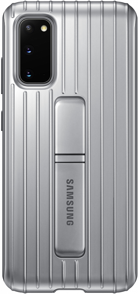 Чехол Samsung Protective Standing Cover Galaxy S20 серебристый