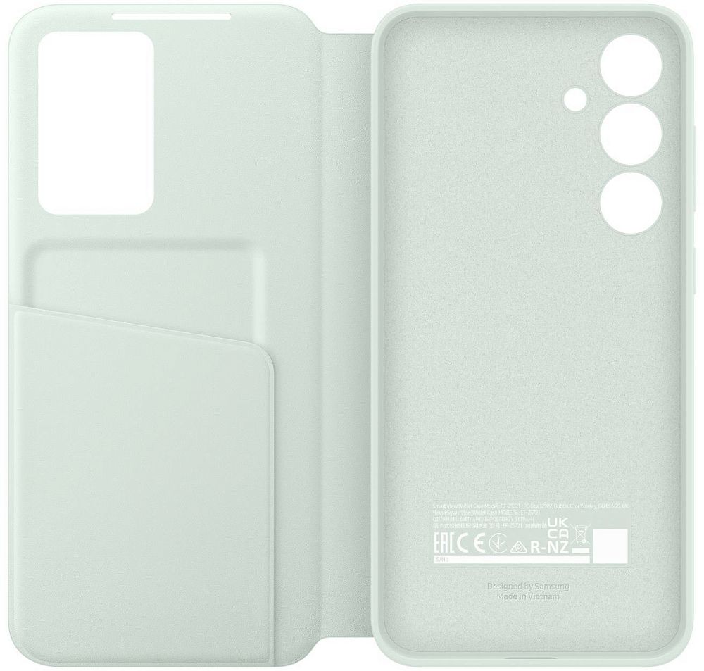 Чехол-книжка Samsung Smart Wallet Case Galaxy S24 FE мятный фото 5