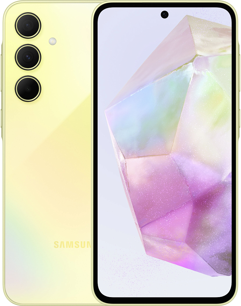 Смартфон Samsung Galaxy A35 256 ГБ желтый SM-A356E08256YLW21S - фото 1