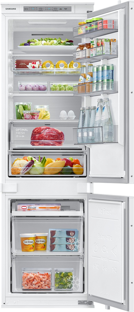 Встраиваемый холодильник Samsung BRB26705EWW с увеличенным полезным объёмом SpaceMax, 267 л BRB26705EWW, цвет белый - фото 5