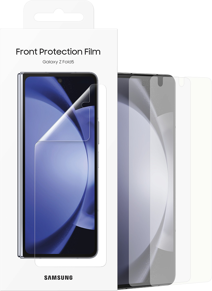Защитная пленка Samsung Front Protection Film Z Fold5 для внешнего дисплея, 2 шт. прозрачный EF-UF946CTEGRU - фото 4