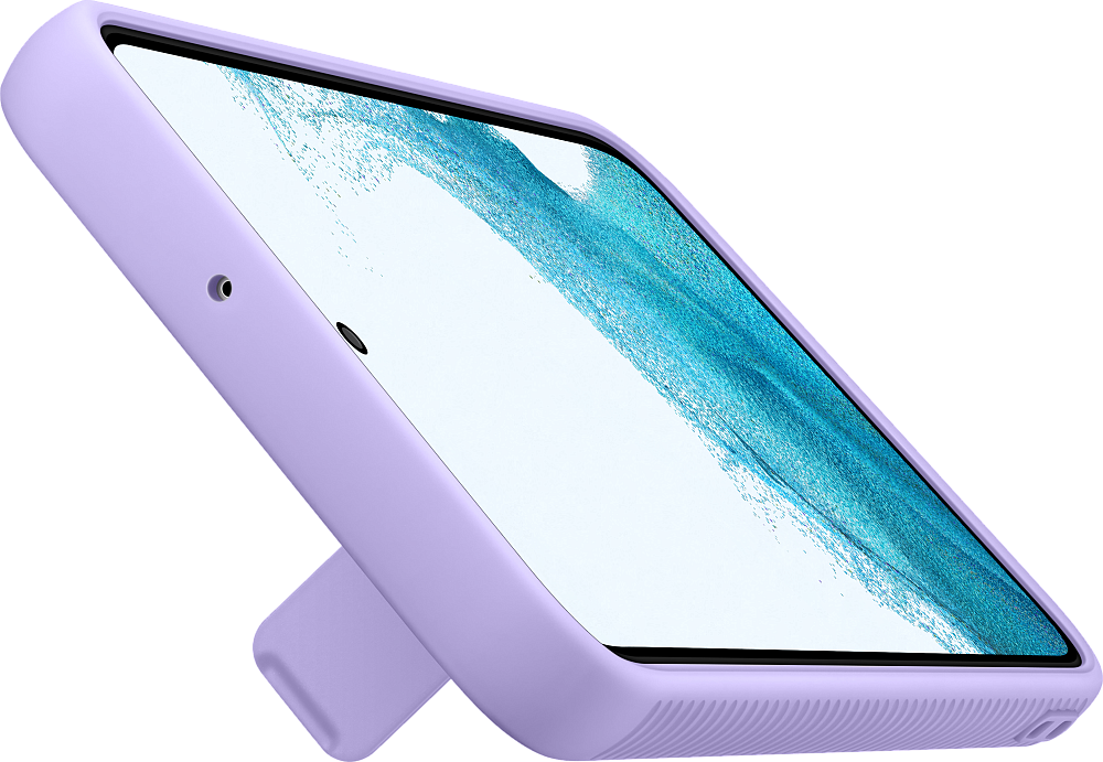 Чехол Samsung Protective Standing Cover для Galaxy S22 фиолетовый EF-RS901CVEGRU - фото 6