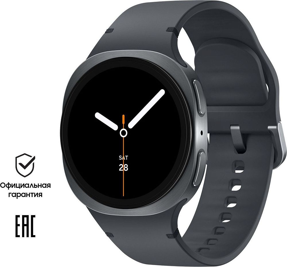 

Смарт-часы Samsung Galaxy Watch8 LTE 40 мм Графит, Galaxy Watch8 LTE 40 мм Графит
