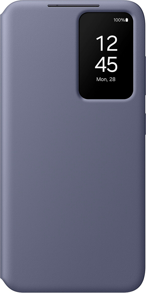 Чехол-книжка Samsung Smart View Wallet Case S24 фиолетовый EF-ZS921CVEGRU - фото 1