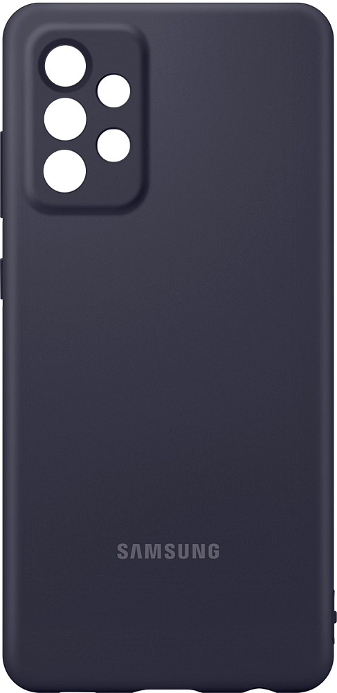 Чехол Samsung Silicone Cover для Galaxy A72 черный EF-PA725TBEGRU - фото 6