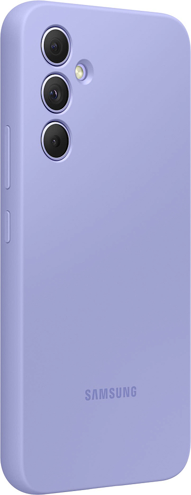 Чехол Samsung Silicone Case A54 лаванда EF-PA546TVEGRU - фото 3
