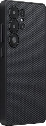 Чехол Pitaka PIN Button для Galaxy S25 Ultra кевлар черный Фото 2