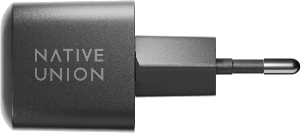 Сетевое зарядное устройство Native Union Fast GaN Charger USB-C, PD, 30Вт черный FAST-PD30-2-BLK-EU - фото 2