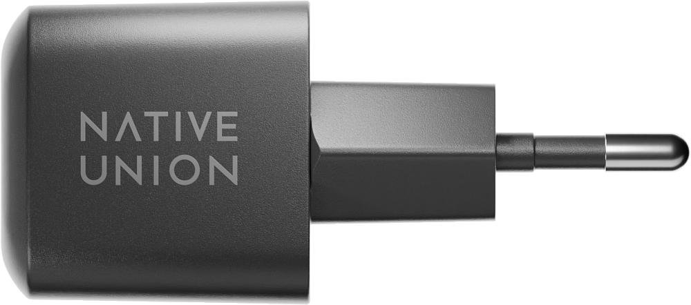 Сетевое зарядное устройство Native Union Сетевое зарядное устройство Native Union Fast GaN Charger USB-C, PD, 30Вт черный фото 2