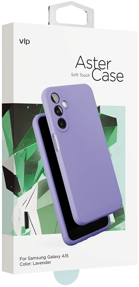 Чехол VLP Aster Case для Galaxy A15, силикон лаванда 1057057 - фото 2