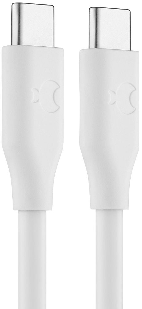 Кабель moonfish USB-С - USB-C, 1,2 м  белый MDC01WH12-СС - фото 2