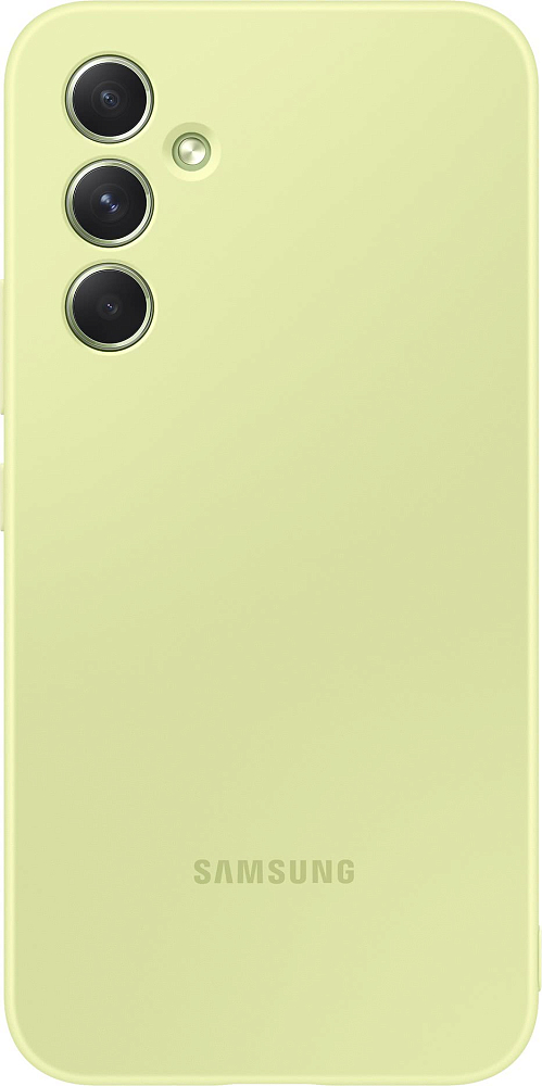 Чехол Samsung Silicone Case A54 лайм EF-PA546TGEGRU - фото 2