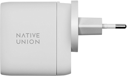 Сетевое зарядное устройство Native Union Fast GaN Charger 2USB-C, PD, 67 Вт белый Фото 2