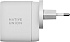 Сетевое зарядное устройство Native Union Fast GaN Charger 2USB-C, PD, 67 Вт белый Фото 2