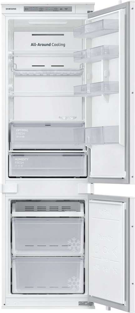Встраиваемый холодильник Samsung BRB26705EWW с увеличенным полезным объёмом SpaceMax, 267 л BRB26605FWW, цвет белый - фото 4