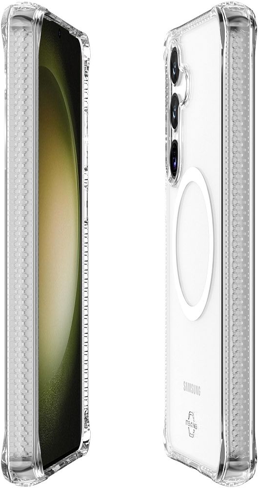 Чехол Itskins Hybrid Clear для Galaxy S25 прозрачный фото 2