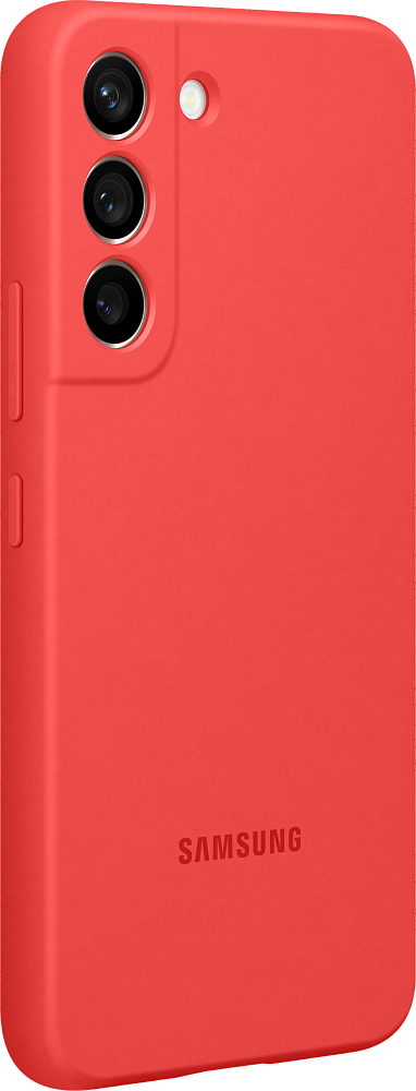 Чехол Samsung Silicone Cover для Galaxy S22 ярко-красный EF-PS901TPEGRU - фото 3