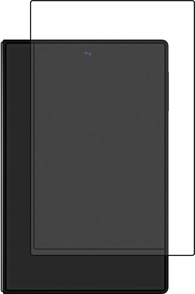 Защитное стекло VLP Premium Shield для Samsung Galaxy Z Fold8 с чёрной рамкой