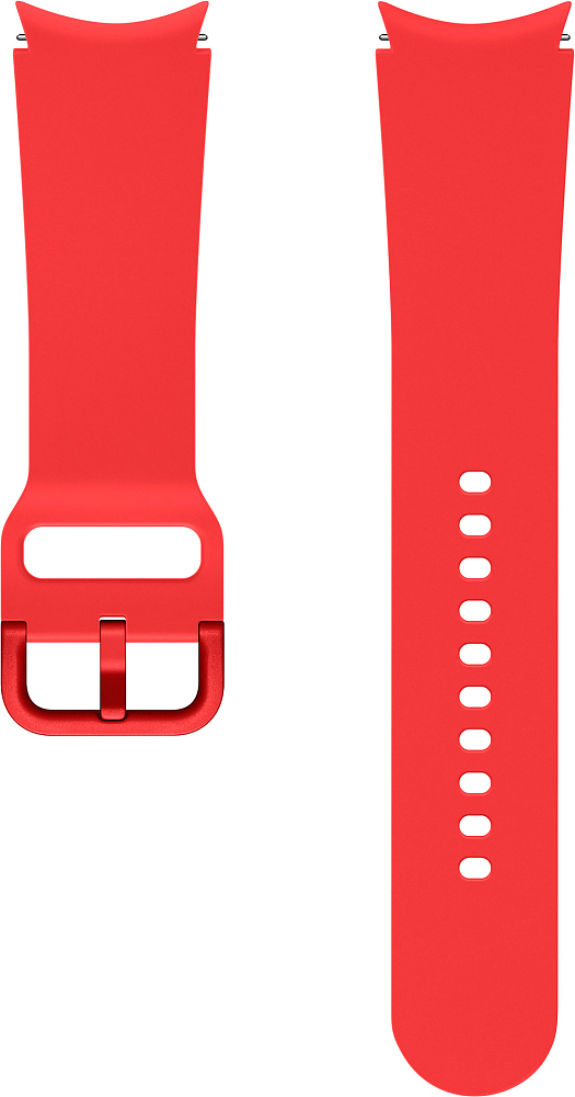 Ремешок Samsung Sport Band для Galaxy Watch4 | Watch3, 20 мм, S/M красный