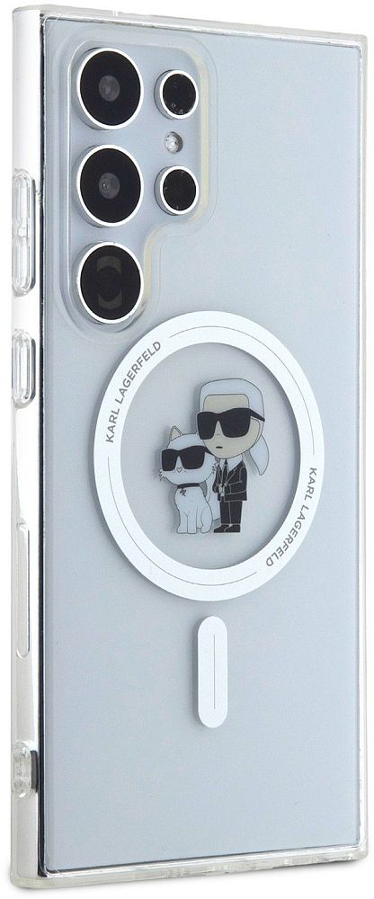 Чехол Karl Lagerfeld Choupette MagSafe для Galaxy S24 Ultra прозрачный фото 2