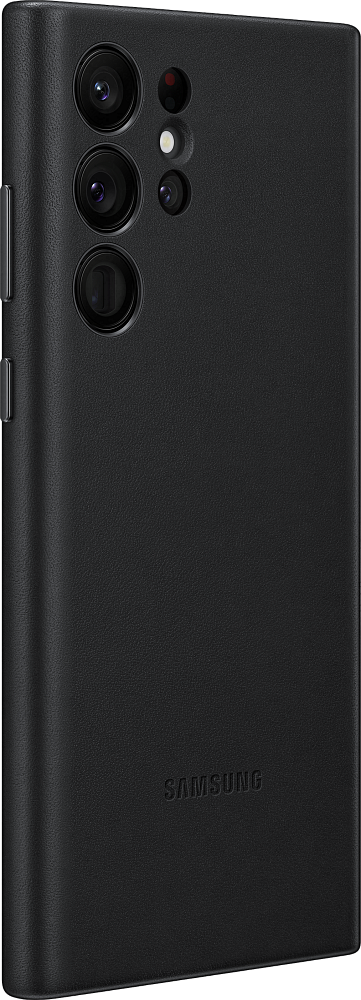 Чехол Samsung Leather Cover для Galaxy S22 Ultra черный EF-VS908LBEGRU - фото 3