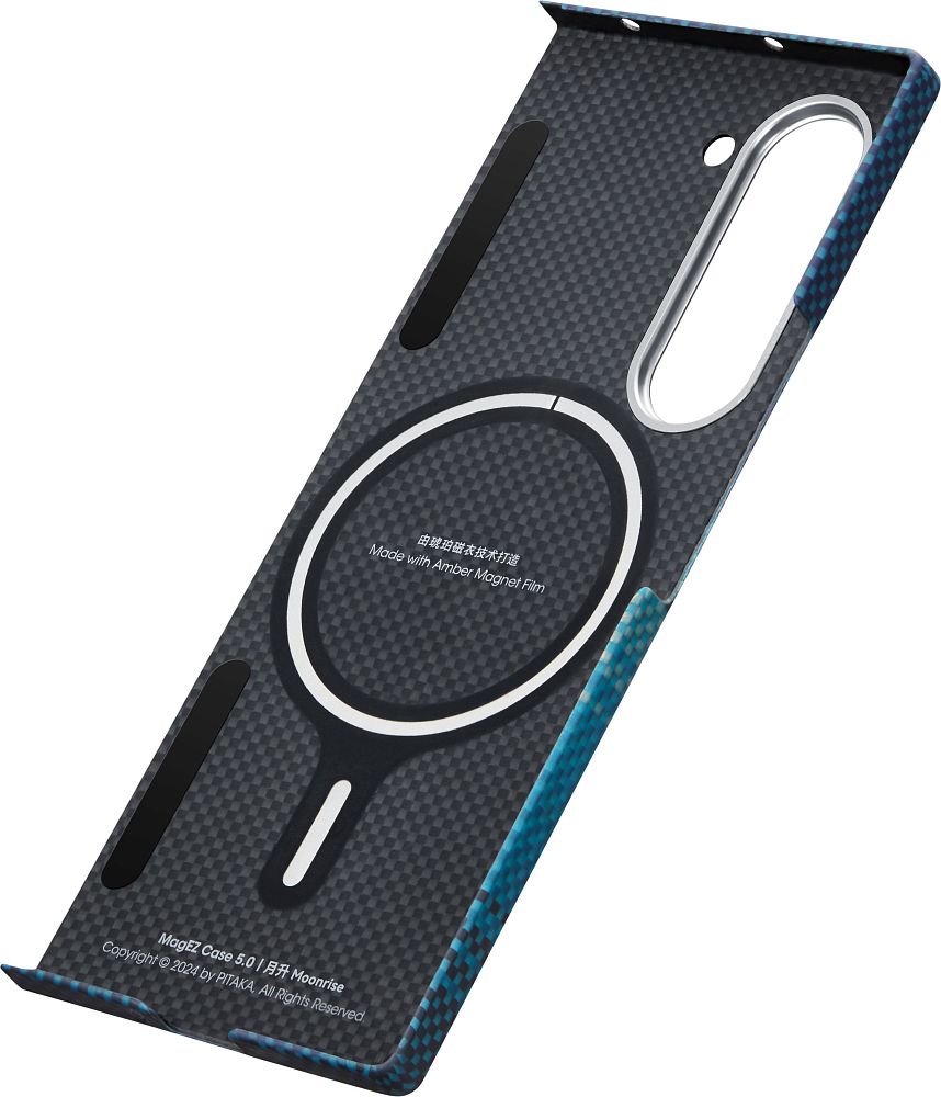 Чехол Pitaka Fusion Moonrise MagEZ Case 5 для Galaxy Z Fold6 синий фото 6