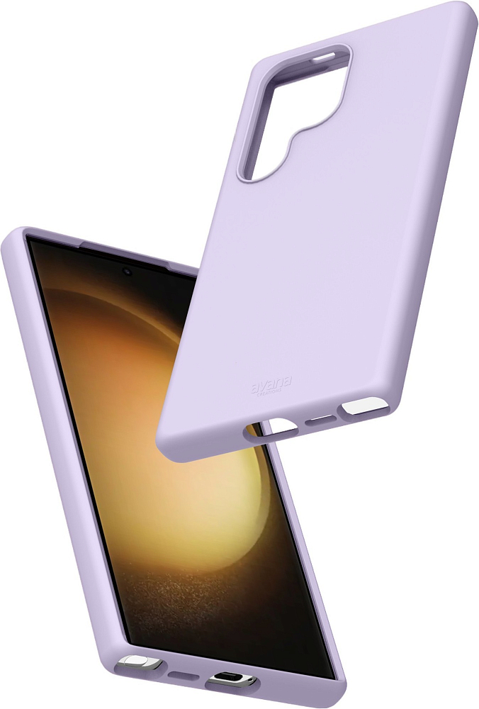 Чехол Avana Velvet для Galaxy S24 Ultra сиреневый SGGB-AVELT-LIPP, цвет лаванда - фото 2