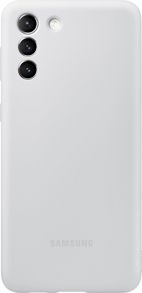 Чехол Samsung Silicone Cover для Galaxy S21+ серый