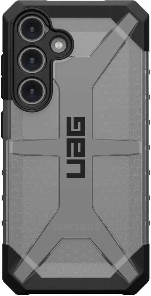 

Чехол UAG Plasma Ice для Galaxy S24+ черный, матовый лед, Прозрачный, Plasma Ice для Galaxy S24+ черный, матовый лед