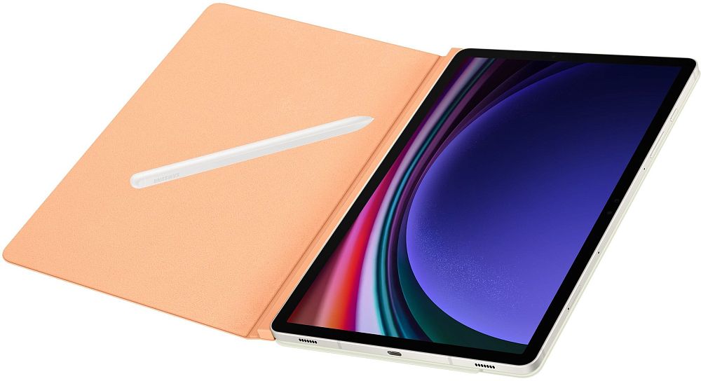 Чехол-книжка Samsung Book Cover Tab S9/S9 FE оранжевый фото 3