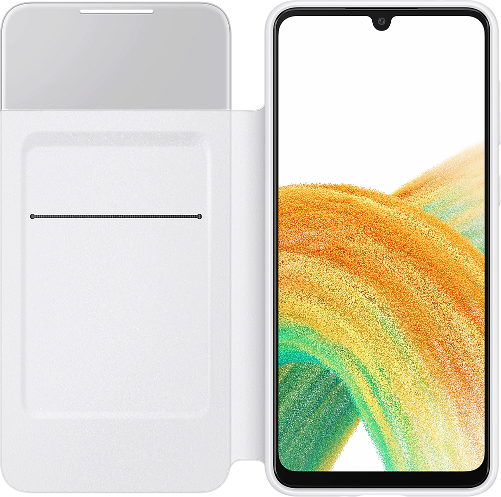 Чехол Samsung Smart S View Wallet Cover Galaxy A33 Белый EF-EA336PWEGRU - фото 3