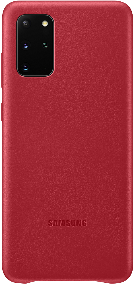 Чехол Samsung Leather Cover Galaxy S20+ красный