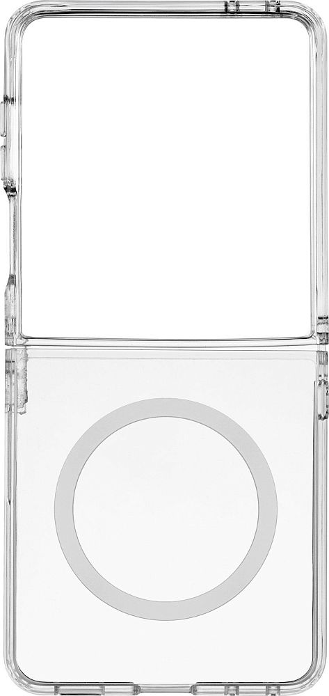 Чехол uBear Real Mag для Galaxy Z Flip8 MagSafe прозрачный