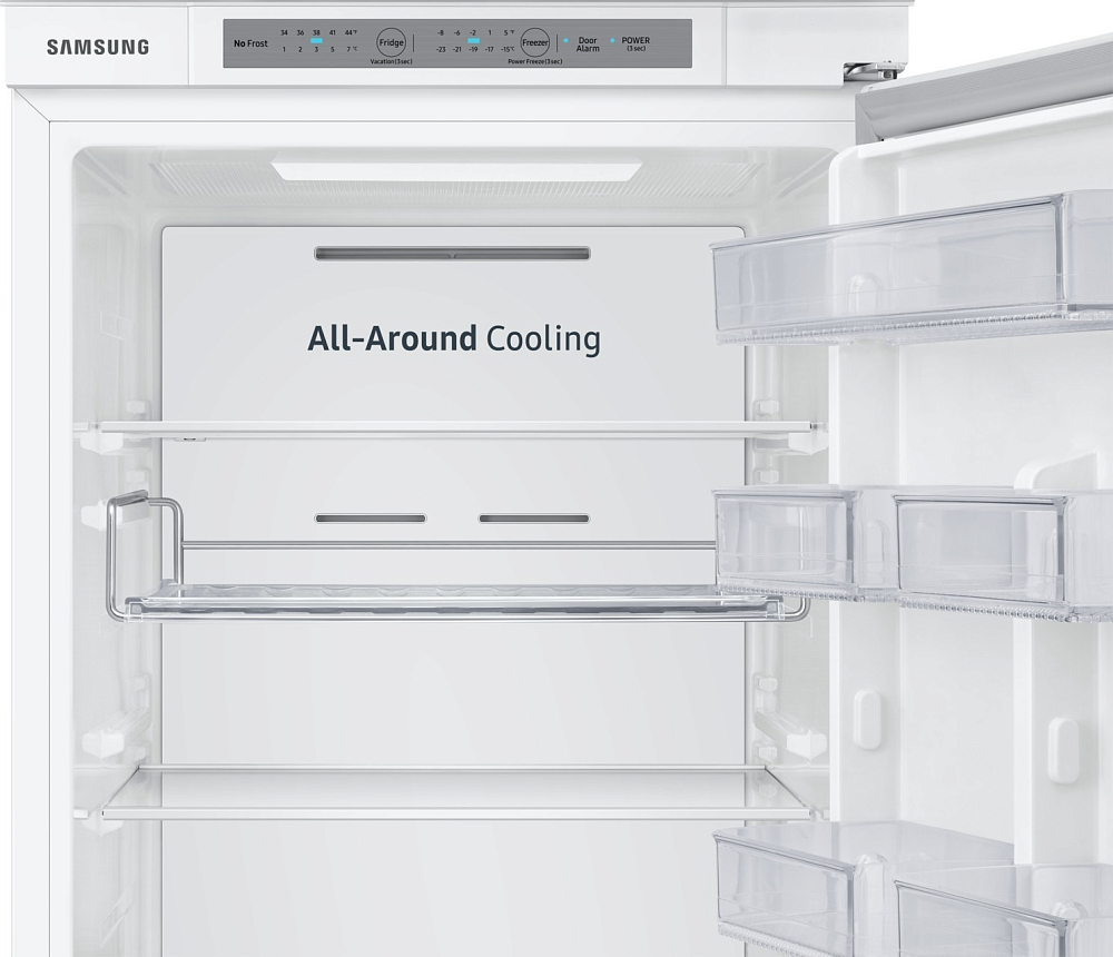 Встраиваемый холодильник Samsung BRB26705EWW с увеличенным полезным объёмом SpaceMax, 267 л BRB26605FWW, цвет белый - фото 6