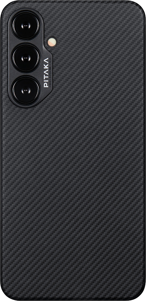 Чехол Pitaka MagEZ 4 Case для Galaxy S24+, кевлар черно-серый