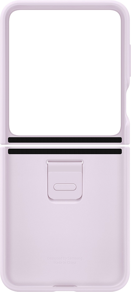 Чехол Samsung Silicone Case with Ring Z Flip5 лавандовый EF-PF731TVEGRU, цвет лаванда - фото 6