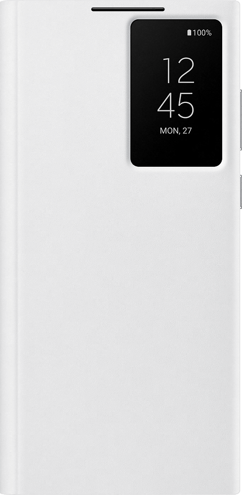 Чехол Samsung Smart Clear View Cover для Galaxy S22 Ultra белый EF-ZS908CWEGRU - фото 1