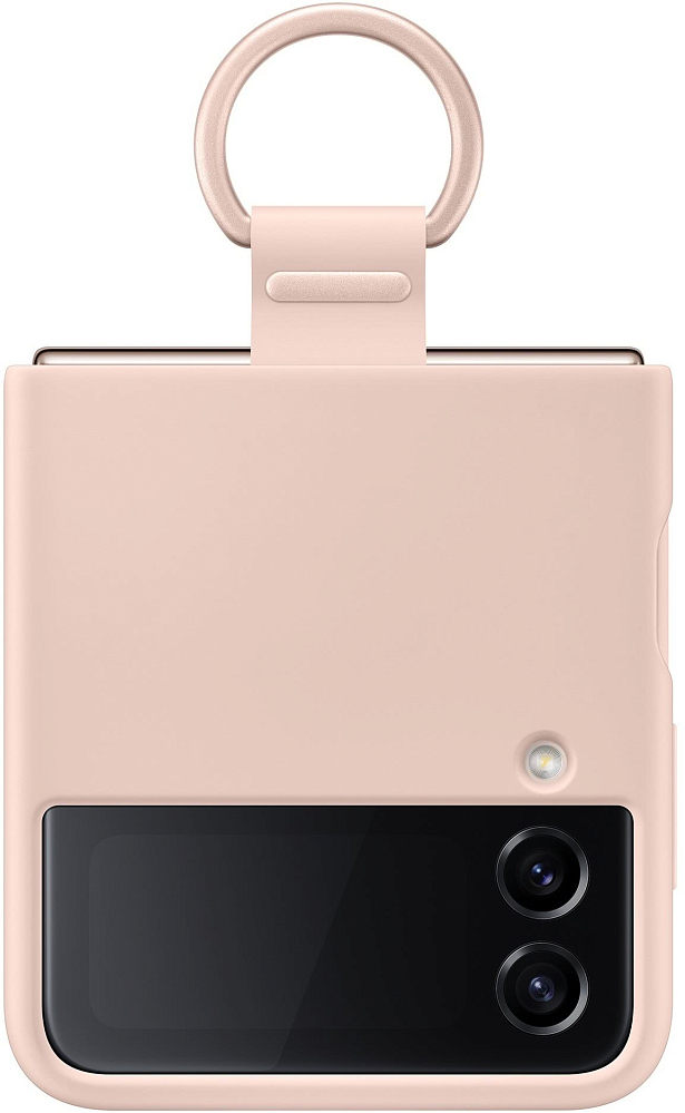 

Чехол Samsung Silicone Cover with Ring для Z Flip4 розовый, Silicone Cover with Ring для Z Flip4 розовый