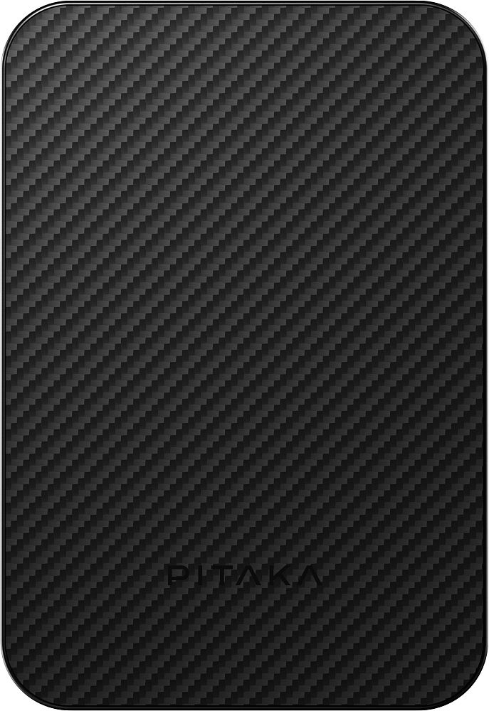 Беспроводное зарядное устройство Pitaka Power Bank Qi2 черный