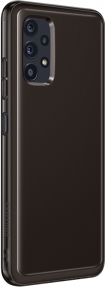 Чехол Samsung Soft Clear Cover для Galaxy A32 черный EF-QA325TBEGRU - фото 3