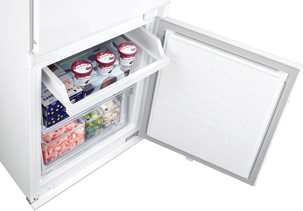 Встраиваемый холодильник Samsung BRB26715EWW с охлаждением Metal Cooling, 267 л BRB26600FWW, цвет белый - фото 8