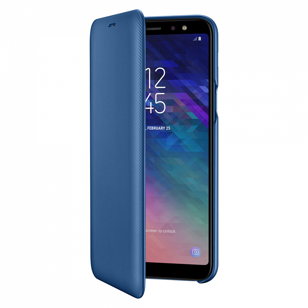 

Wallet Cover Galaxy A6+ 2018 синий