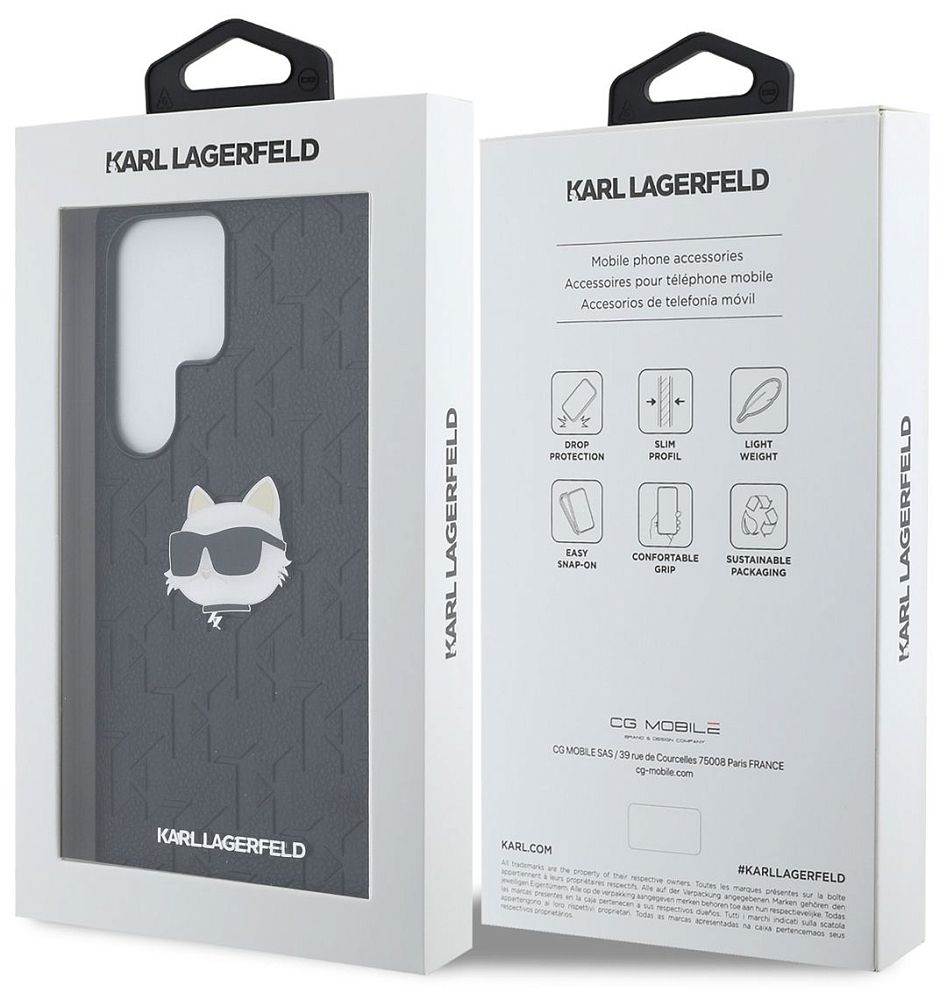 Чехол Karl Lagerfeld NFT Choupette для Galaxy S25 Ultra черный фото 6