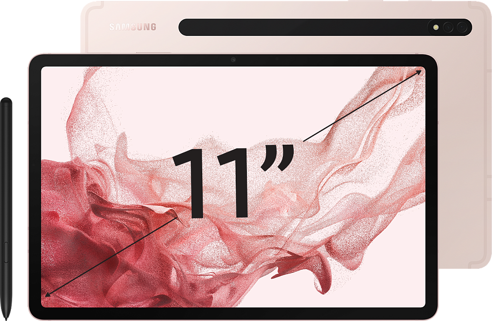 Планшет Samsung Galaxy Tab S8 Wi-Fi 256 ГБ розовое золото SM-X700N08256PNKWF1S, цвет розовый