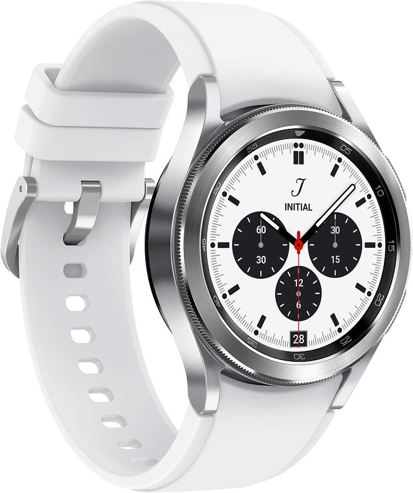 Смарт-часы Samsung Galaxy Watch4 Classic SM-R880NZSAGLB, 42 мм серебро SM-R880NZSAGLB, цвет серебристый - фото 4
