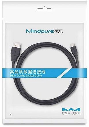 Кабель Mindpure micro HDMI - HDMI, 2 м черный Фото 2