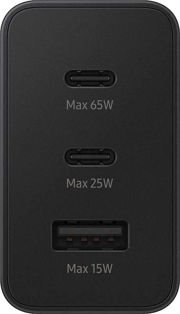 Сетевое зарядное устройство Samsung EP-T6530, USBC x 2, USB-A, 65 Вт черный EP-T6530NBEGRU - фото 3